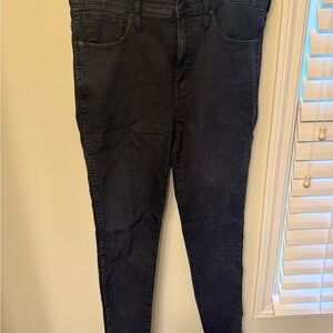 Madewell Women's Dark Gray Skinny Jeans